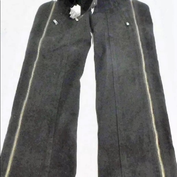 “RARE” VINTAGE HARLEY DAVIDSON WOMEN'S CHAPS Size 4 BLACK DENIM . - HARD TO FIND - Picture 3 of 11